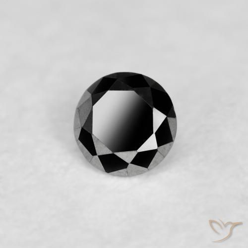 Diamant Noire naturelle Tour, 0.04 ct, Opaque