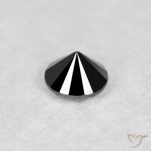 Diamant Noire naturelle Tour, 0.04 ct, Opaque