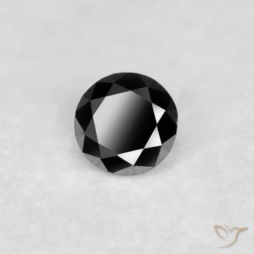 Diamant Noire naturelle Tour, 0.03 ct, Opaque
