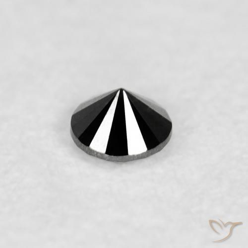 Diamant Noire naturelle Tour, 0.03 ct, Opaque
