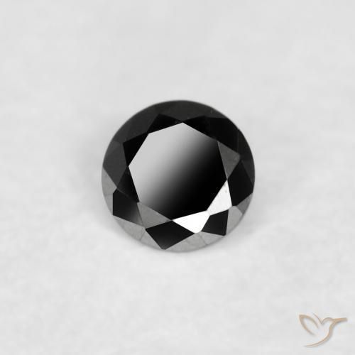 Diamant Noire naturelle Tour, 0.03 ct, Opaque