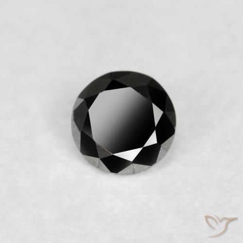 Diamant Noire naturelle Tour, 0.03 ct, Opaque