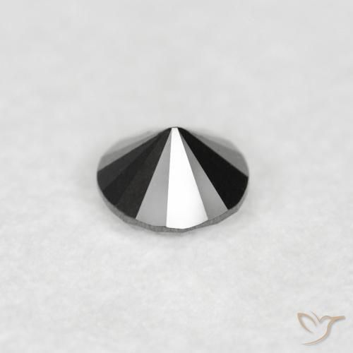 Diamant Noire naturelle Tour, 0.03 ct, Opaque