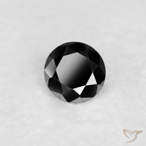 Diamant Noire naturelle Tour, 0.03 ct, Opaque