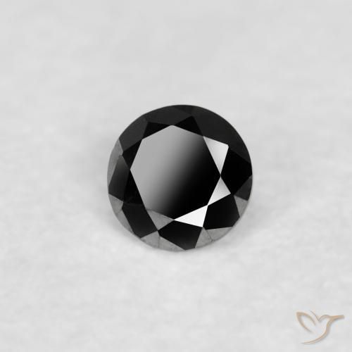 Diamant Noire naturelle Tour, 0.03 ct, Opaque