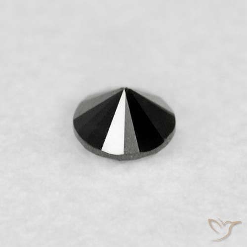 Diamant Noire naturelle Tour, 0.03 ct, Opaque
