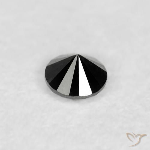 Diamant Noire naturelle Tour, 0.03 ct, Opaque