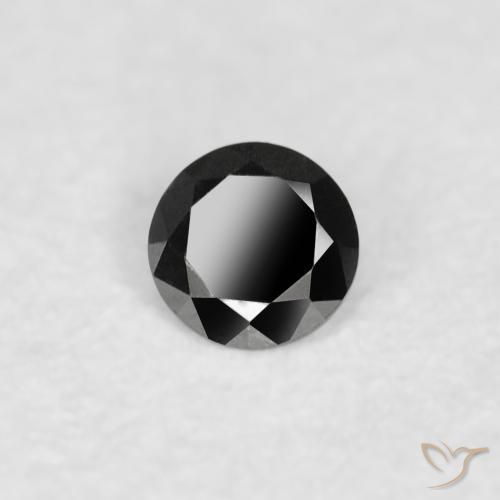 Diamant Noire naturelle Tour, 0.03 ct, Opaque