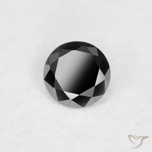 Diamant Noire naturelle Tour, 0.03 ct, Opaque