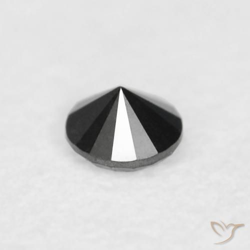 Diamant Noire naturelle Tour, 0.03 ct, Opaque