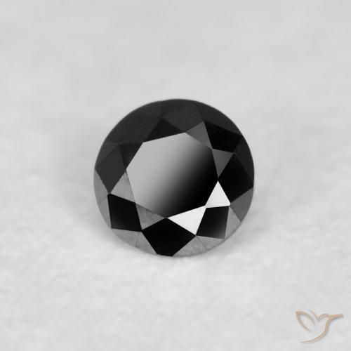 Diamant Noire naturelle Tour, 0.04 ct, Opaque