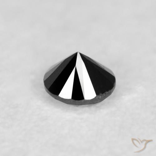 Diamant Noire naturelle Tour, 0.04 ct, Opaque