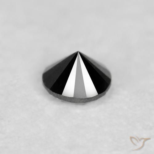 Diamant Noire naturelle Tour, 0.03 ct, Opaque