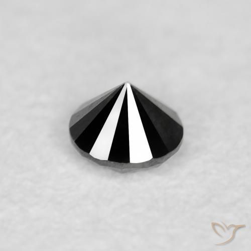 Diamant Noire naturelle Tour, 0.04 ct, Opaque
