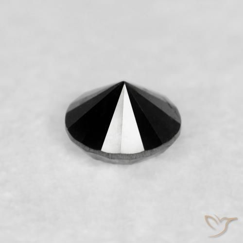 Diamant Noire naturelle Tour, 0.03 ct, Opaque