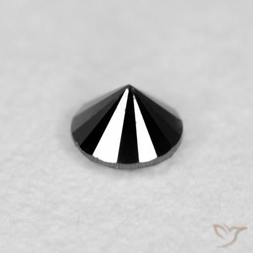 Diamant Noire naturelle Tour, 0.03 ct, Opaque
