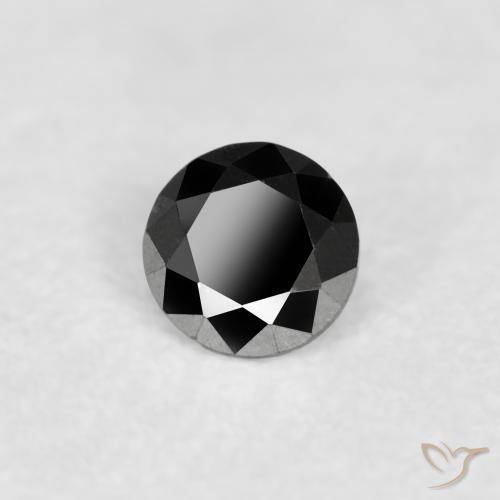 Diamant Noire naturelle Tour, 0.08 ct, Opaque