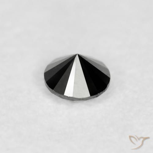 Diamant Noire naturelle Tour, 0.08 ct, Opaque