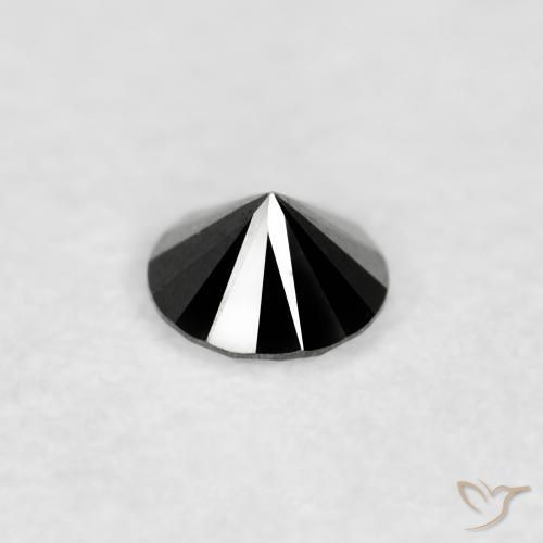 Diamant Noire naturelle Tour, 0.07 ct, Opaque