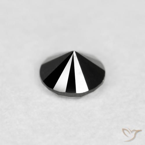 Diamant Noire naturelle Tour, 0.08 ct, Opaque