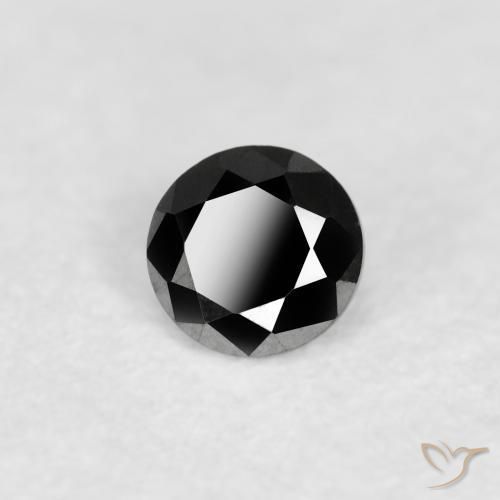 Diamant Noire naturelle Tour, 0.09 ct, Opaque