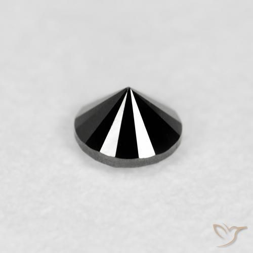 Diamant Noire naturelle Tour, 0.09 ct, Opaque