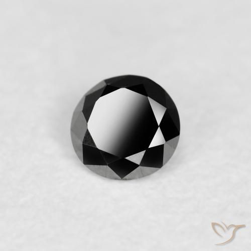 Diamant Noire naturelle Tour, 0.08 ct, Opaque