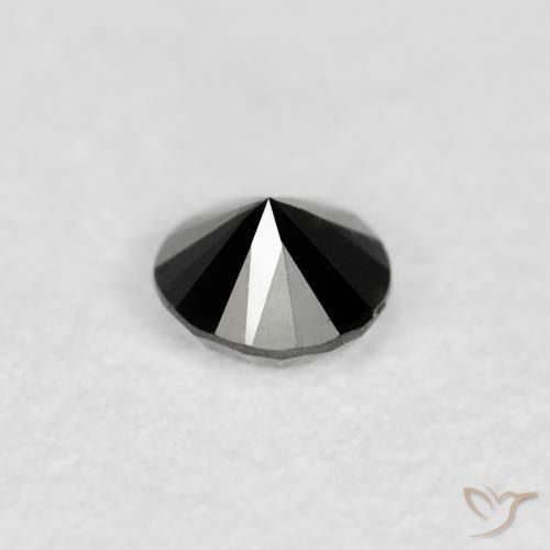 Diamant Noire naturelle Tour, 0.08 ct, Opaque