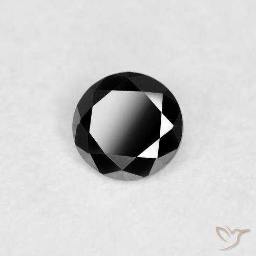 Diamant Noire naturelle Tour, 0.06 ct, Opaque