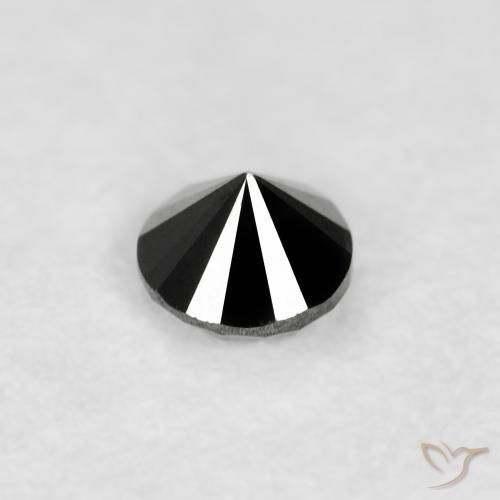 Diamant Noire naturelle Tour, 0.11 ct, Opaque