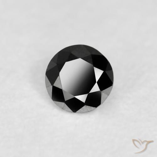 Diamant Noire naturelle Tour, 0.09 ct, Opaque