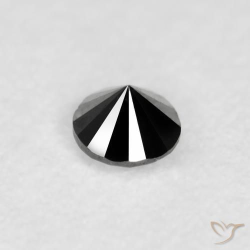 Diamant Noire naturelle Tour, 0.09 ct, Opaque