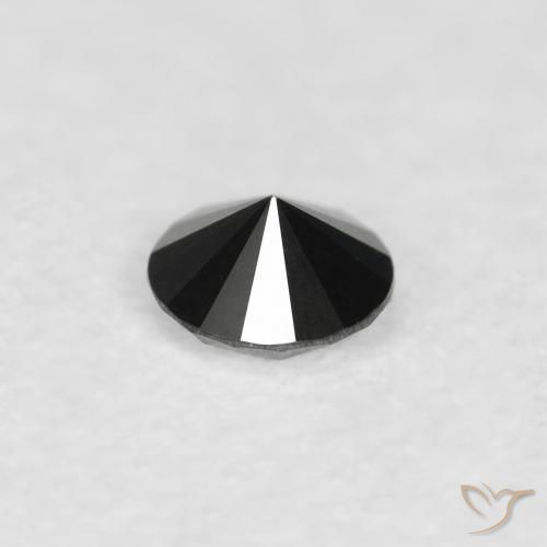Diamant Noire naturelle Tour, 0.06 ct, Opaque