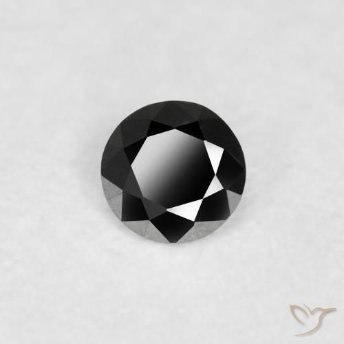 Diamant Noire naturelle Tour, 0.07 ct, Opaque