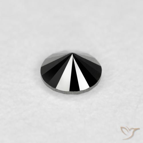 Diamant Noire naturelle Tour, 0.07 ct, Opaque