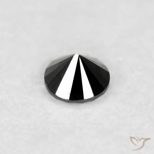 Diamant Noire naturelle Tour, 0.02 ct, Opaque