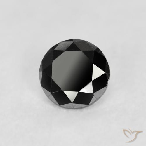 Diamant Noire naturelle Tour, 0.09 ct, Opaque