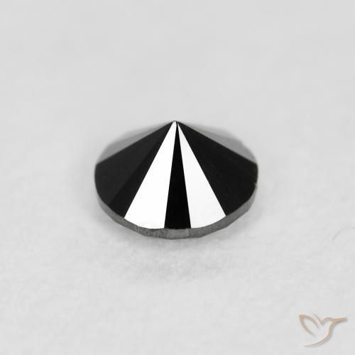 Diamant Noire naturelle Tour, 0.09 ct, Opaque