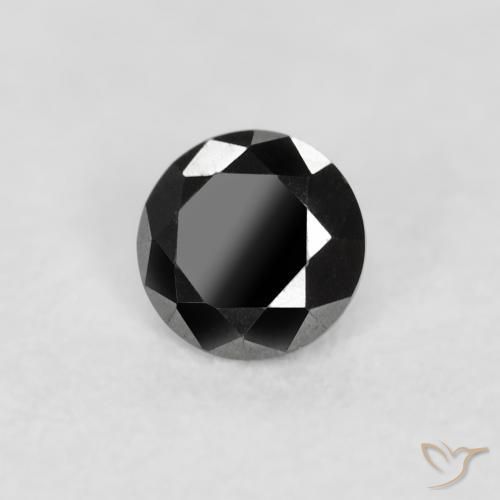 Diamant Noire naturelle Tour, 0.07 ct, Opaque
