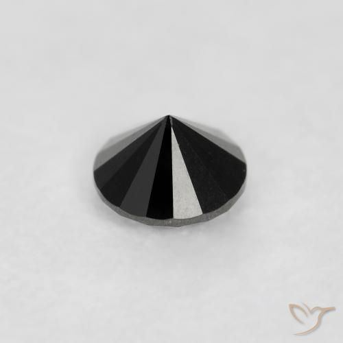 Diamant Noire naturelle Tour, 0.07 ct, Opaque