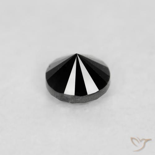Diamant Noire naturelle Tour, 0.03 ct, Opaque