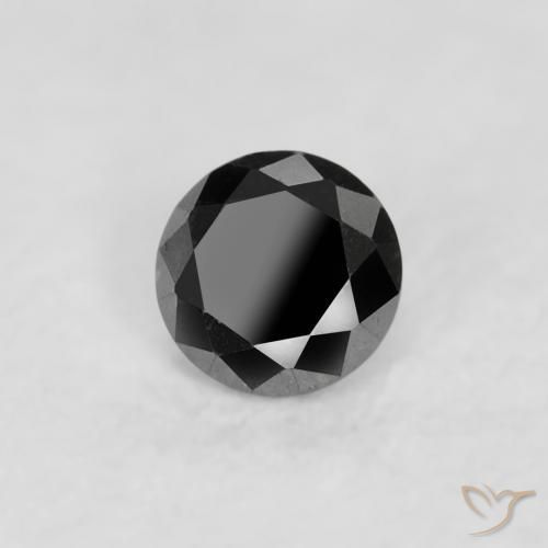 Diamant Noire naturelle Tour, 0.04 ct, Opaque