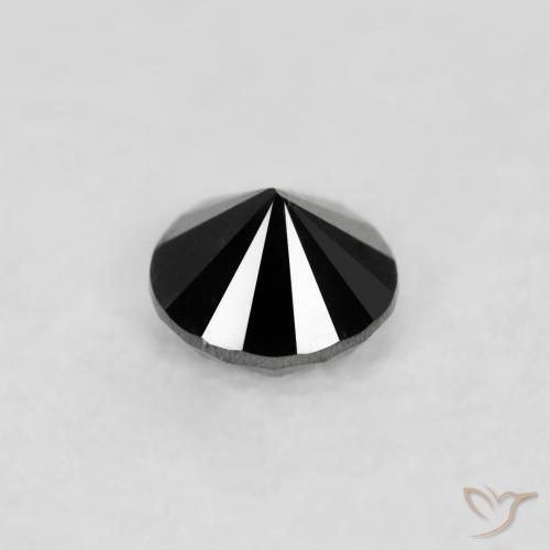 Diamant Noire naturelle Tour, 0.04 ct, Opaque