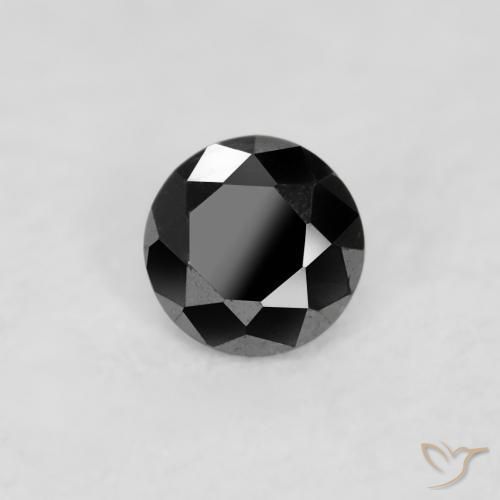 Diamant Noire naturelle Tour, 0.03 ct, Opaque