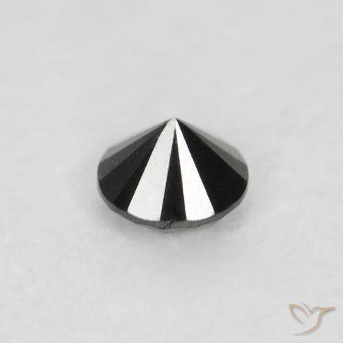 Diamant Noire naturelle Tour, 0.03 ct, Opaque