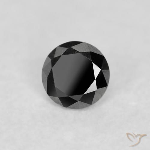 Diamant Noire naturelle Tour, 0.04 ct, Opaque