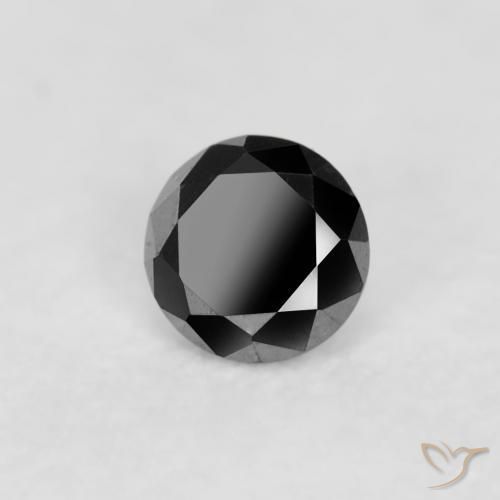 Diamant Noire naturelle Tour, 0.05 ct, Opaque