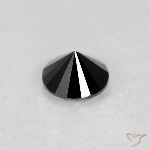 Diamant Noire naturelle Tour, 0.12 ct, Opaque