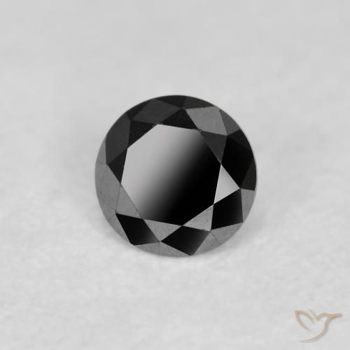 Diamant Noire naturelle Tour, 0.12 ct, Opaque