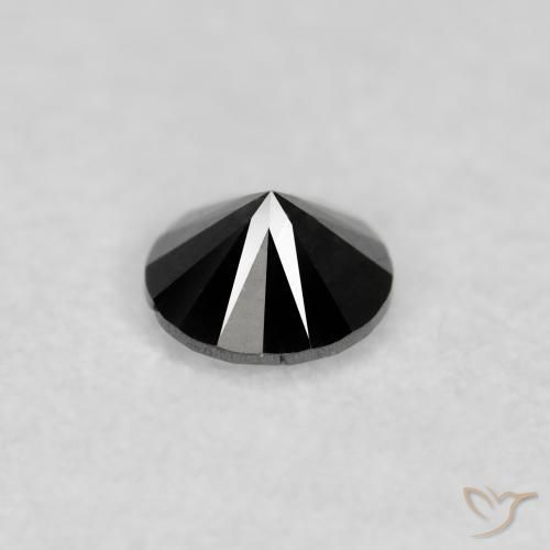Diamant Noire naturelle Tour, 0.07 ct, Opaque